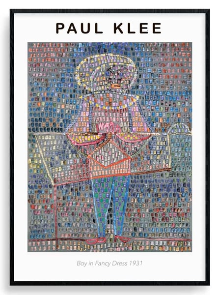 Paul Klee Boy In Fancy Dress plakat