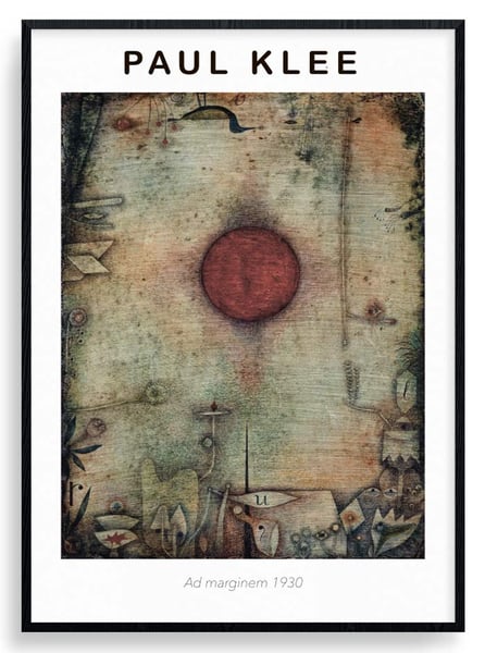 Paul Klee Ad Marginem plakat