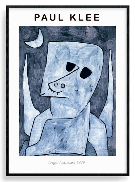 Paul Klee Angel Applicant plakat